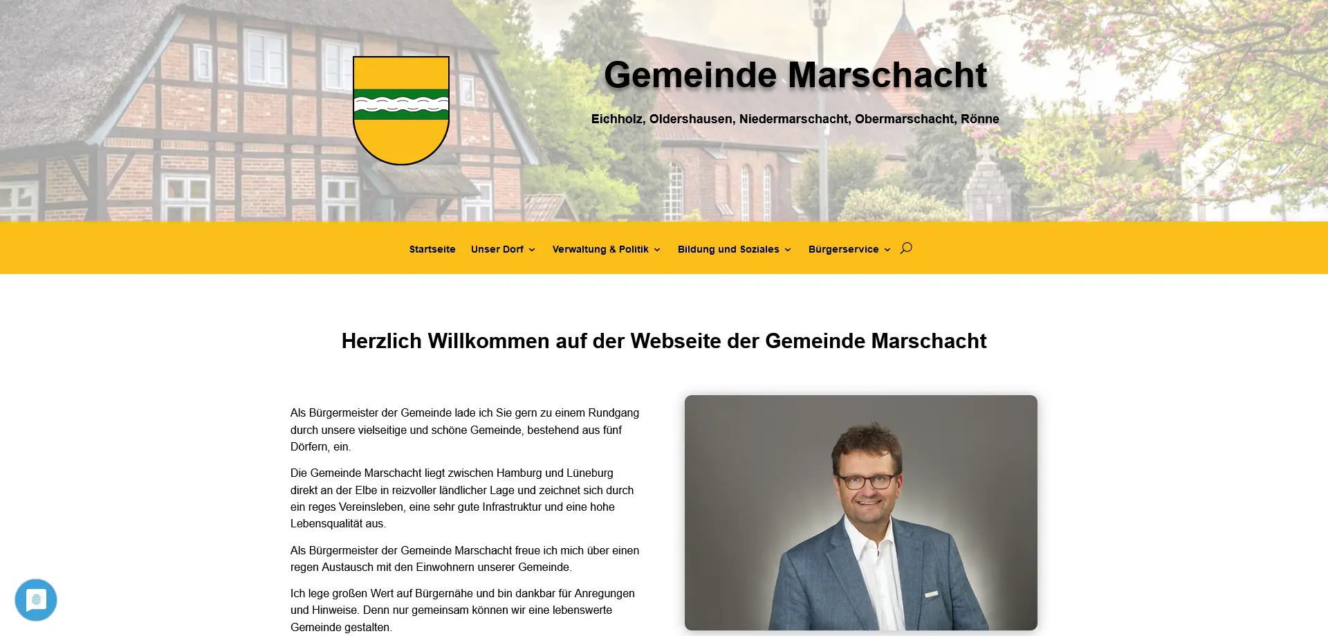 Website: Gemeinde Marschacht